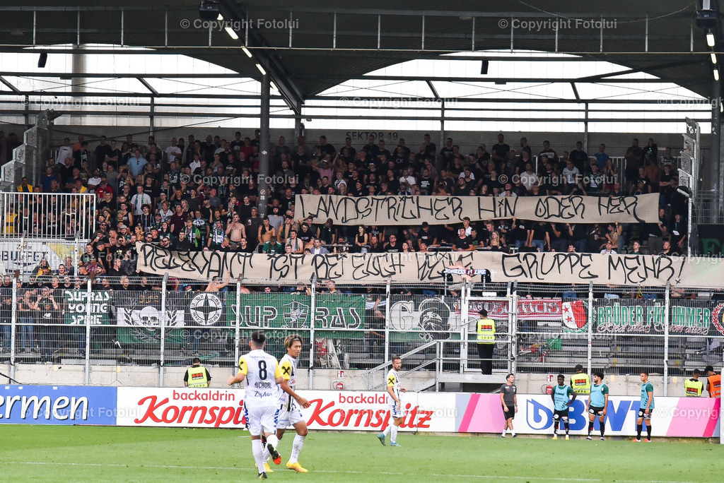 A_LUI_20220904_0034 | SPORT FUSSBALL ADMIRAL BUNDESLIGA  LASK VS RIED

IM BILD: Fans (Ried)


FOTO:FOTOLUI/UW