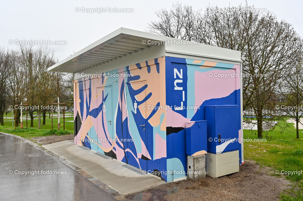 Öffentliche WC Anlagen Stadt Linz_ 14.04.2023-3 | 14.04.2023, Linz, AUT, Oeffentliche WC Anlagen Stadt Linz, im Bild Verkehrsgarten Donaulaende Urfahr