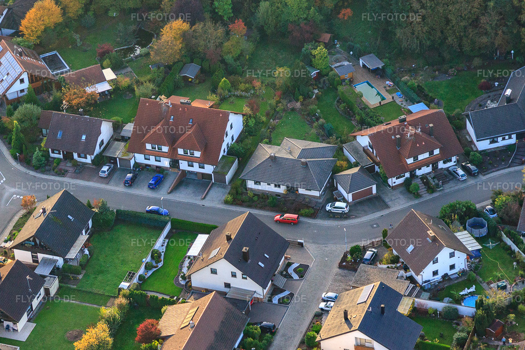 Luftbild: Südring x Pfarrer-Löser-Straße in Rülzheim im Bundesland Rheinland-Pfalz in Deutschland. Foto: IMG_60287.jpg vom 22.10.2013 durch Werner Riehm/FLY-FOTO.de