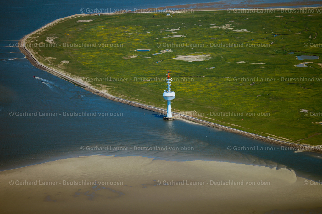 3090395 | Radarturm auf der Hallig Neuwerk Nationalpark Hamburgisches Wattenmeer
