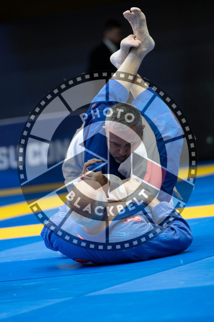 20240119PBB3477 | Fighters compete during the IBJJF European Championship in Paris, France, on January 19, 2024.
