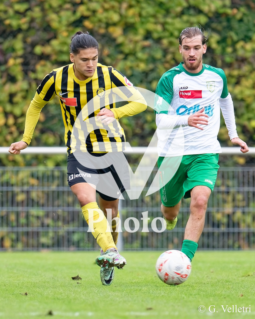 1ère ligue - Meyrin FC - FC Echallens | durant le match de 1ère ligue entre Meyrin FC et FC Echallens au Stade des arbères à Meyrin, Suisse