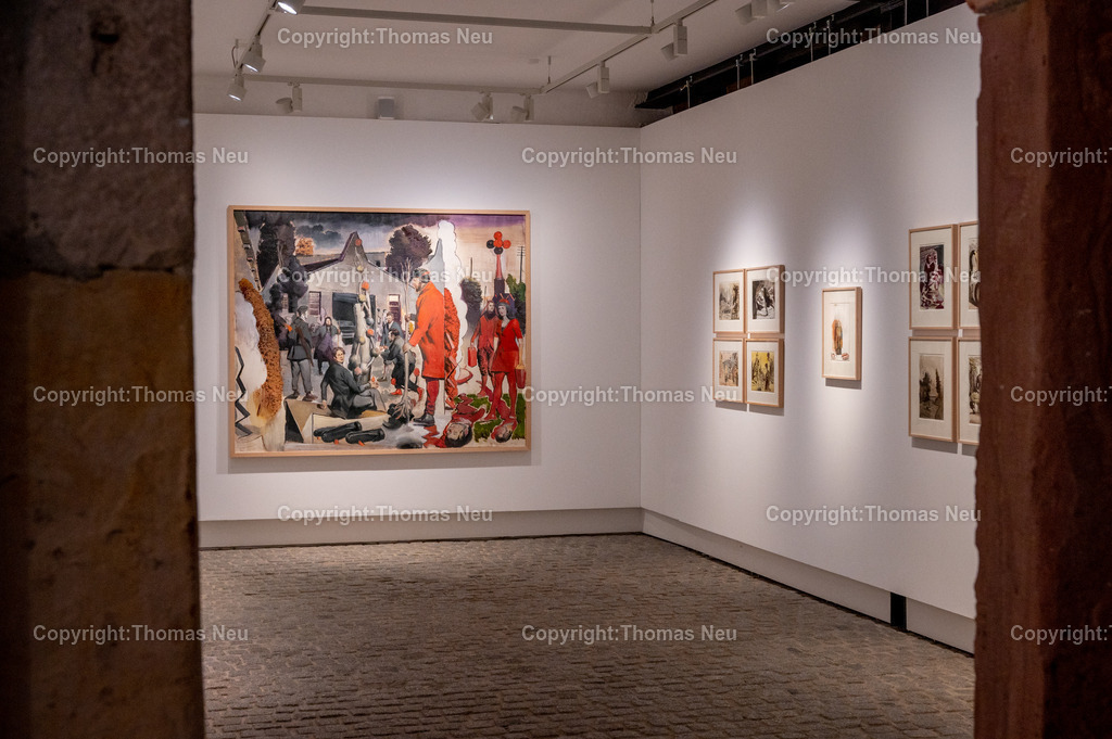 32_Neo_Rauch_Museum_Bensheim | 6.7.2024, bbe, Museum Bensheim, Ausstellung Neo Rauch "im Papiergrund", ,, Bild: Thomas Neu