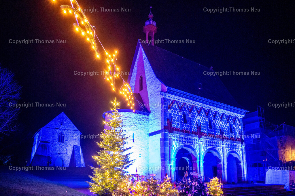 DSC_7418 | 30.11.2024, Lorsch, Weihnachtsmarkt und Blaues Weihnachtswunder in der Stadt, , Bild: Thomas Neu