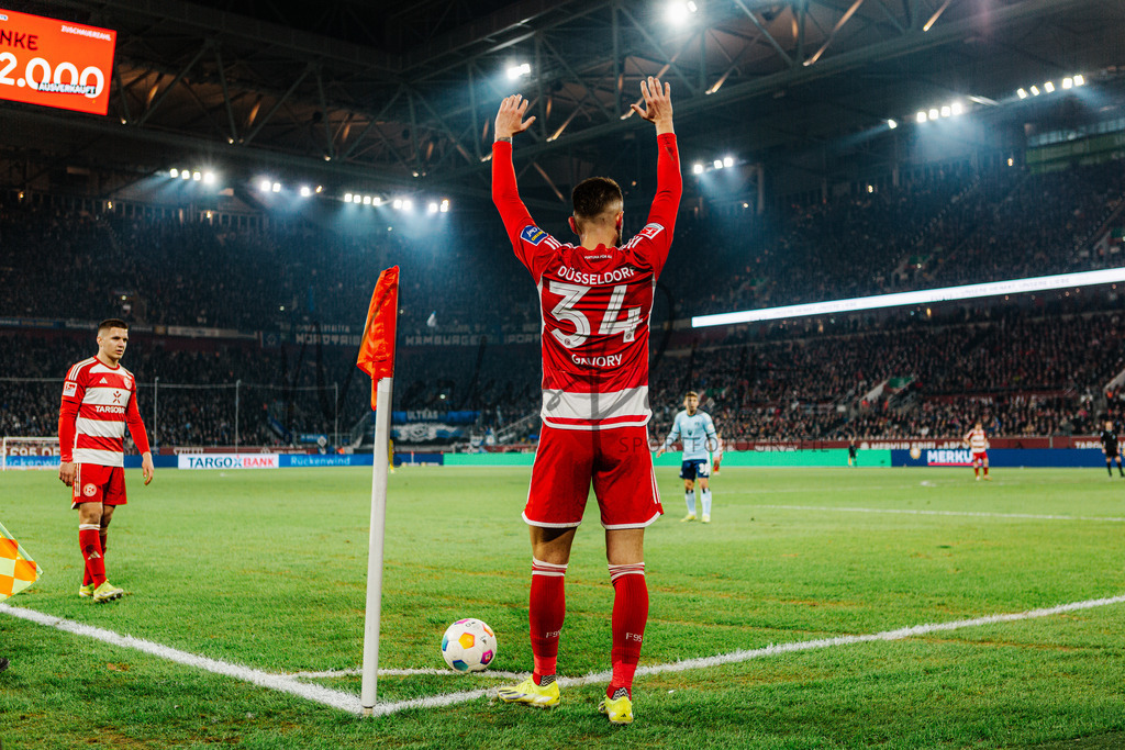 2. Bundesliga, Saison 2023/24, 25. Spieltag: Fortuna Düsseldorf - Hamburger SV | Düsseldorf, 08.03.2024: 2. Bundesliga, 25. Spieltag, Fortuna Düsseldorf gegen Hamburger SV in der Merkur Spiel-Arena in Düsseldorf. Foto: sportfotografie.ms | Markus Paletta - Realisiert mit Pictrs.com