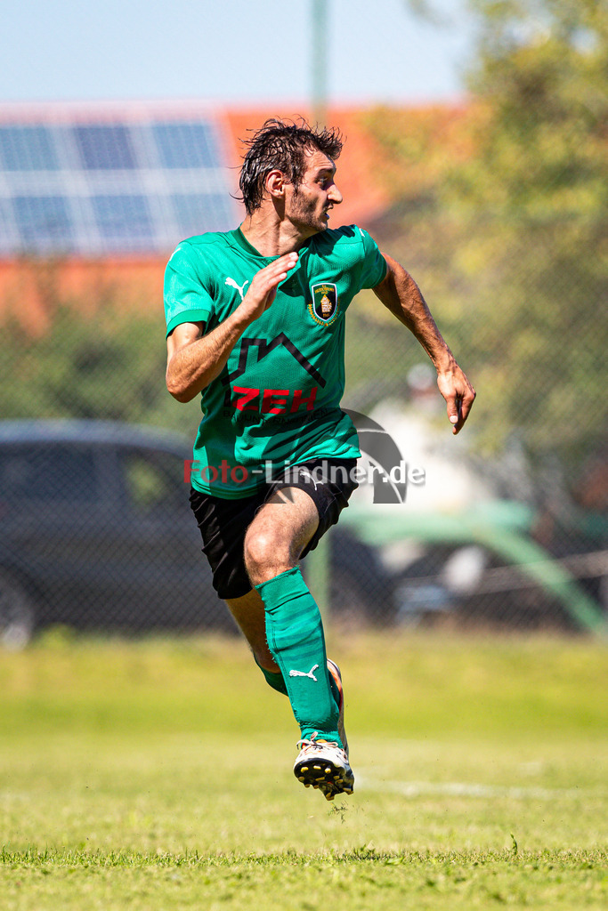 SV Wessobrunn-Haid gegen FC Wildsteig/Rottenbuch II | Fußball A-Klasse Gruppe B Herren, SV Wessobrunn-Haid gegen FC Wildsteig/Rottenbuch II, 20240811,Aloisius CRAMER (Wessobrunn-Haid 11) im Sprint, Aktion,2024-08-11 in Wessobrunn (Sportpark Wessobrunn), Aloisius CRAMER (Wessobrunn-Haid 11)Copyright: WolfgangxLindner www.foto-lindner.de