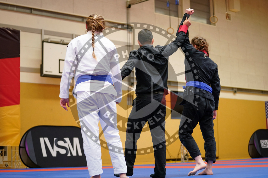 20240203PBB05984 | Fighters compete during the Brazilian Jiu-Jitsu Championship of the AJP Tour in Maintal by Frankfurt am Main, Germany, on February 2, 2024.