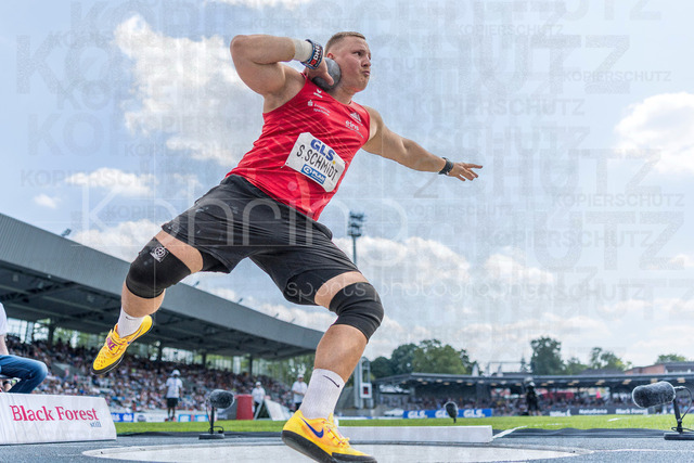 Deutsche Leichtathletik-Meisterschaften; Bochum-Wattenscheid, 25.07.2026 | Sascha Schmidt (LV 90 Erzgebirge); Deutsche Leichtathletik-Meisterschaften am 25.07.2026 im Lorheide-Stadion, Bochum-Wattenscheid (Nordrhein-Westfalen).
