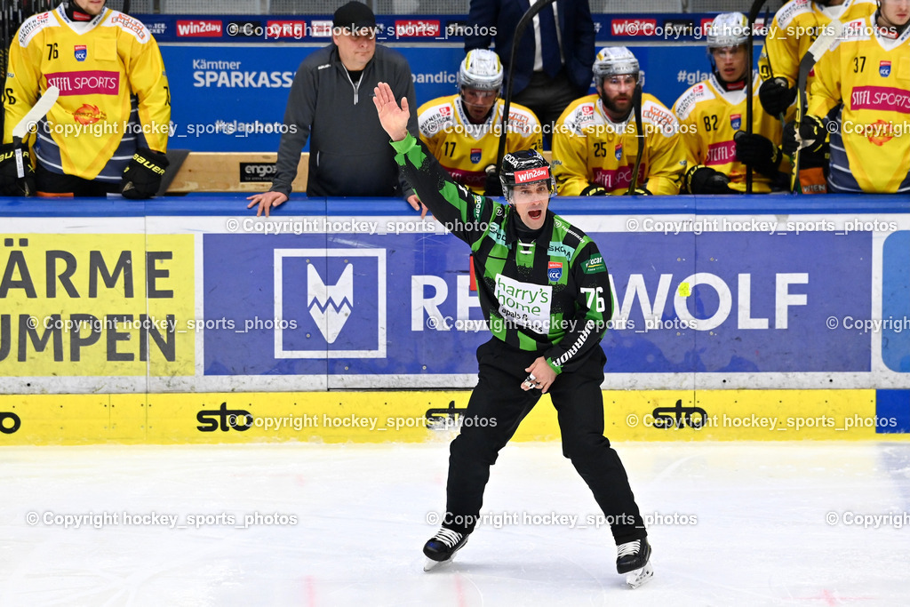 EC IDM Wärmepumpen VSV vs. Vienna Capitals | HRIBAR MATJAŽ Referee, EC IDM Wärmepumpen VSV vs. Vienna Capitals, EC IDM Wärmepumpen VSV vs. Vienna Capitals am 28.01.2026 in Villach (Stadthalle Villach), Austria, (Photo by Bernd Stefan)