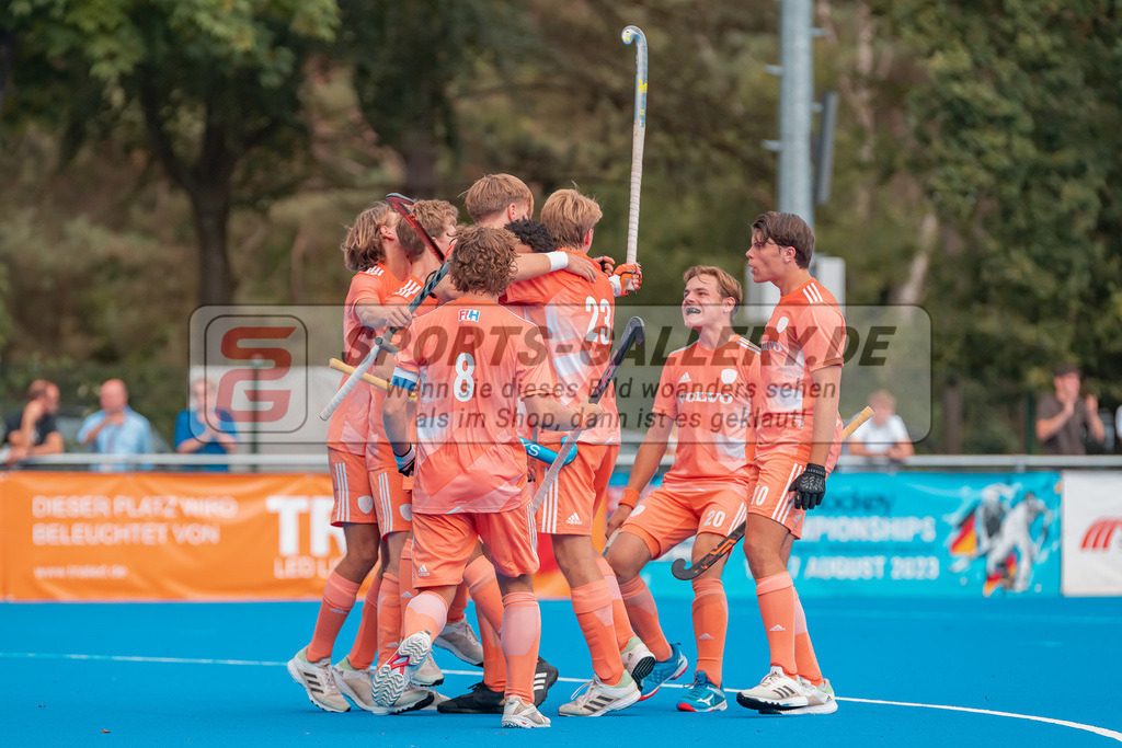 HK_20230715_102263 | Euro Hockey MU18 SF1 Belgium vs Netherlands  Championship Girls &amp; Boys am 15.7.2023 CHTC , Krefeld ,