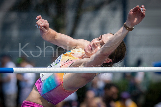 Multisport Event; Ratingen, 27.06.2026 | RATINGEN, GERMANY - JUNE 27, 2026 : Annik Kälin (SUI / Switzerland) competes during heptathlon’s high jump the Multisport Event at Stadion Ratingen on June 27, 2026 in Ratingen, Germany.