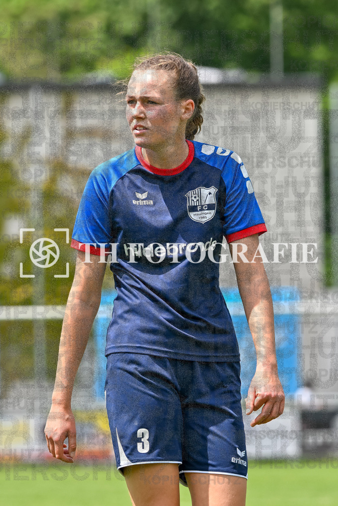 GER, FC Hauingen - SV Waldhaus, Frauen-Fussball, Rothaus Bezirkpokal, Finale, Saison 2024/2025, 29.05.2025 | Julie Le Moult (FC Hauingen, #03)GER, FC Hauingen - SV Waldhaus, Frauen-Fussball, Rothaus Bezirkpokal, Finale, Saison 2024/2025, 29.05.2025Foto: TH Fotografie/Thomas Hess