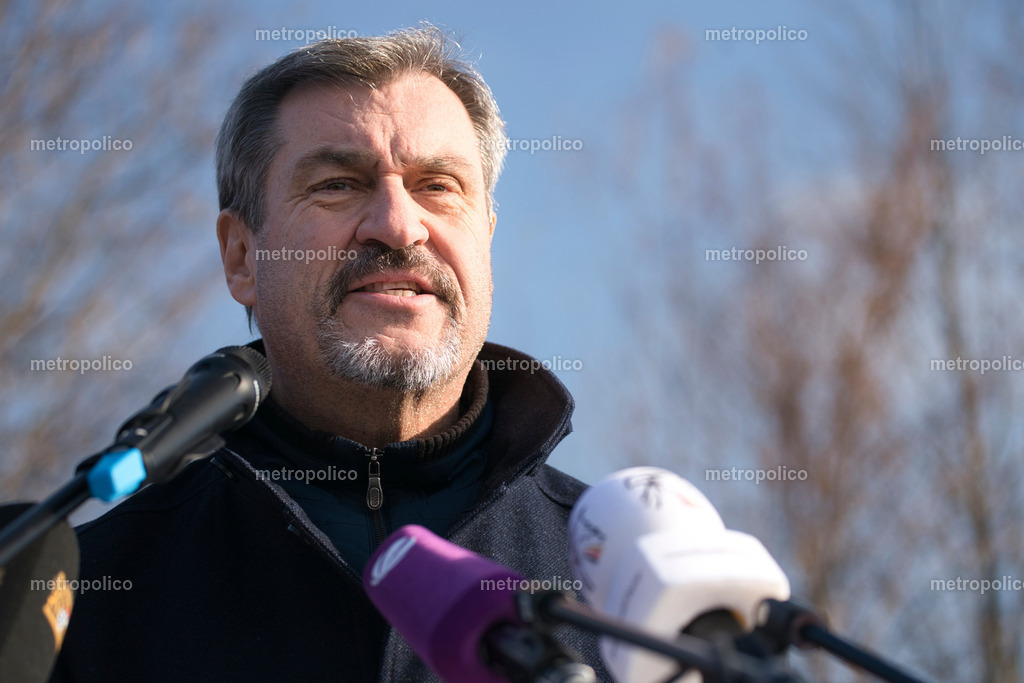 Markus Söder im Rahmen der PK zur Jahresbilanz Grenzpolizei am 6. Feb. 2025 (31) (1) | Metropolico