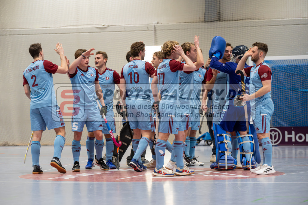 SFE_20260131_0038 | Mönchengladbach, Deutschland, 31.01.26: Hallenhockey 1. Bundesliga Herren Playoff zwischen Crefelder HTC - UHC Hamburg im GHTC Halle am 31.01.2026 in Mönchengladbach, Deutschland. (Foto von Stephan Fehrmann)Mönchengladbach, Germany, 31.01.26: Hallenhockey 1. Bundesliga Herren Playoff between Crefelder HTC - UHC Hamburg in GHTC Halle at 31.01.2026 in Mönchengladbach, Deutschland. (Foto from Stephan Fehrmann)