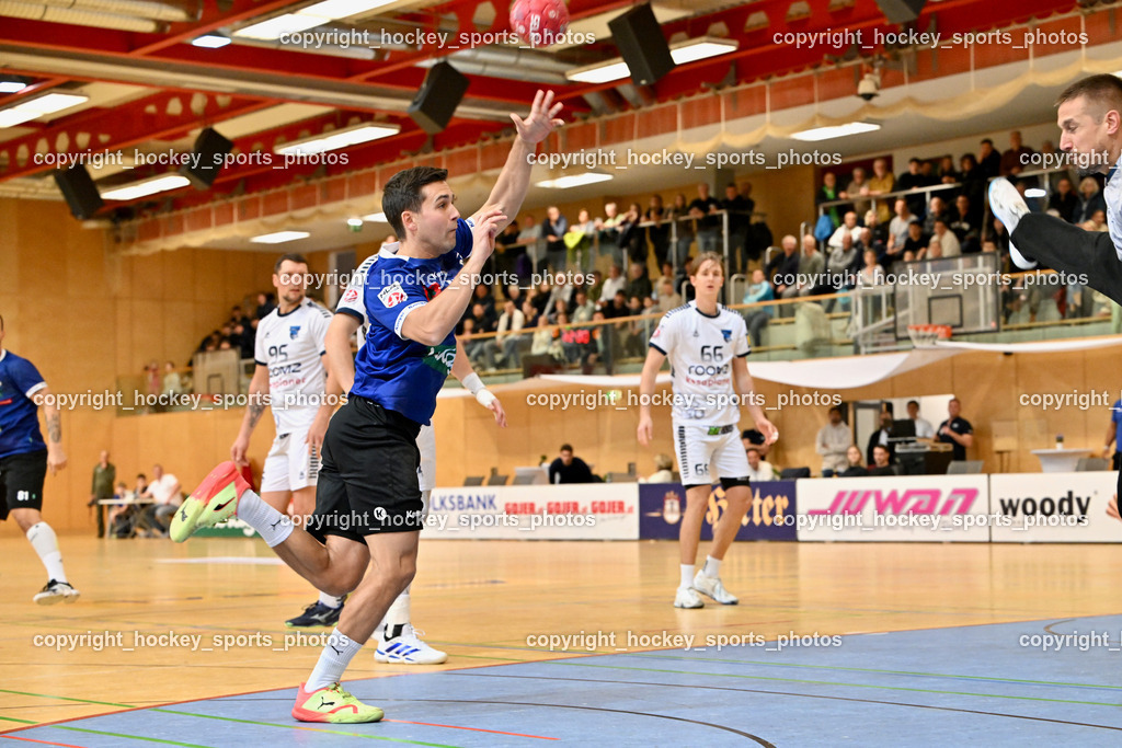 SC Ferlach vs. roomz JAGS Vöslau | #21 GARTNER Tine SC Ferlach, #95 KIRVELIAVICIUS Romas roomz JAGS Vöslau, #66 DOBLHOFF-DIER, Moritz roomz JAGS Vöslau, #1 BAUER Thomas roomz JAGS Vöslau, SC Ferlach vs. roomz JAGS Vöslau, SC Ferlach vs. roomz JAGS Vöslau am 08.11.2025 in Ferlach (Ballspielhalle Ferlach), Austria, (Photo by Bernd Stefan)