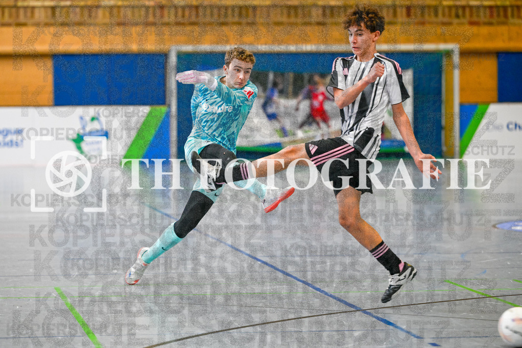 GER, Juventus Turin - SC Freiburg, Fussball, U14 Hallenturnier, PS-Immo-Cup 2026, 18.01.2026 | Juventus, Freiburg