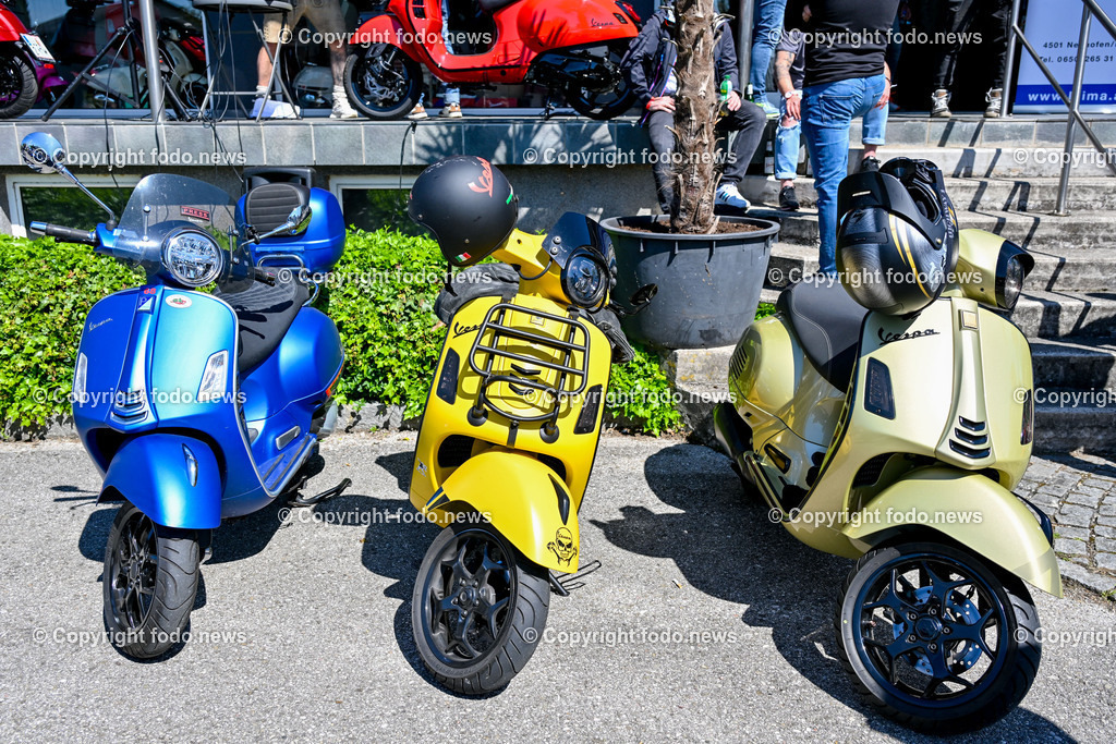 Lets Vespa togehter 2025_ Vespatreffen Neuhofen_ 27.04.2025-129 | 27.04.2025, Neuhofen, Kremsmuenster, AUT, Lets Vespa togehter 2025, Vespatreffen, im Bild Teilnehmer Vespatreffen, Motorsport Stadler©Copyright: Harald Dostal / fodo.media   Alle Bilder honorarfrei