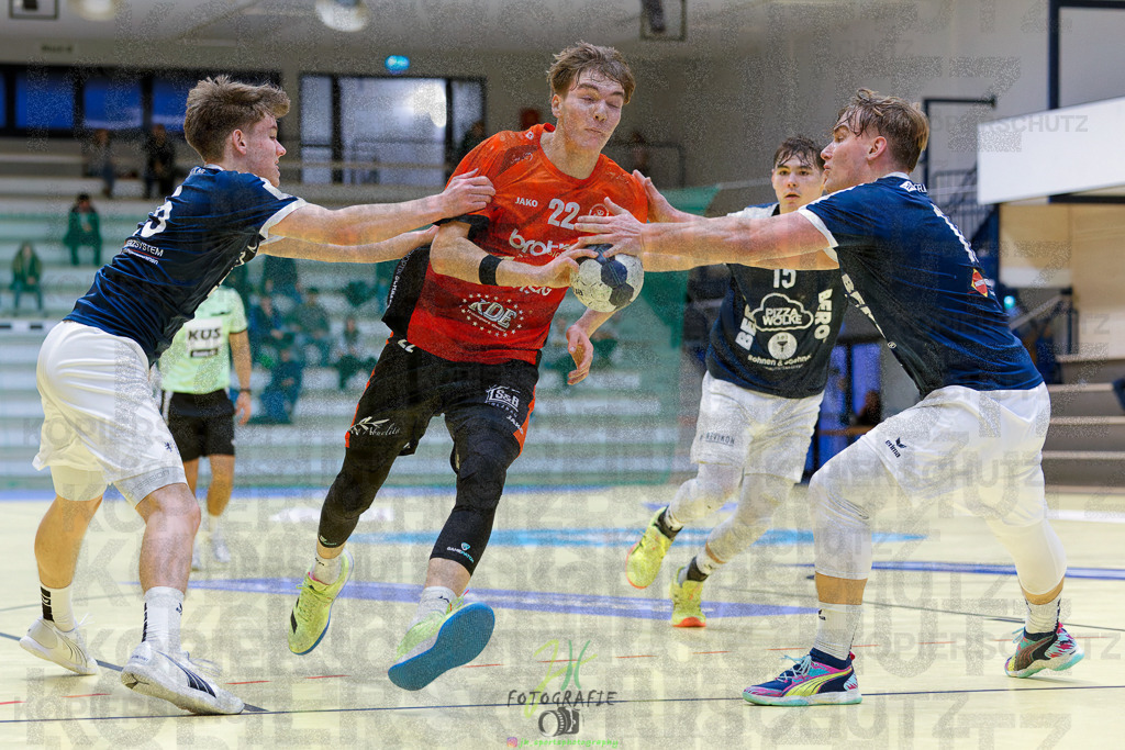 Jugendbundesliga A-Jugend; HSG Dutenhofen/Münchh. - HSG Rodgau Nieder-Roden | Jugendbundesliga A-Jugend; HSG Dutenhofen/Münchh. - HSG Rodgau Nieder-Roden am 07.12.2024 in Dutenhofen (Sporthalle Dutenhofen)Photo © 2024 - Jörg Heinrich - Realisiert mit Pictrs.com
