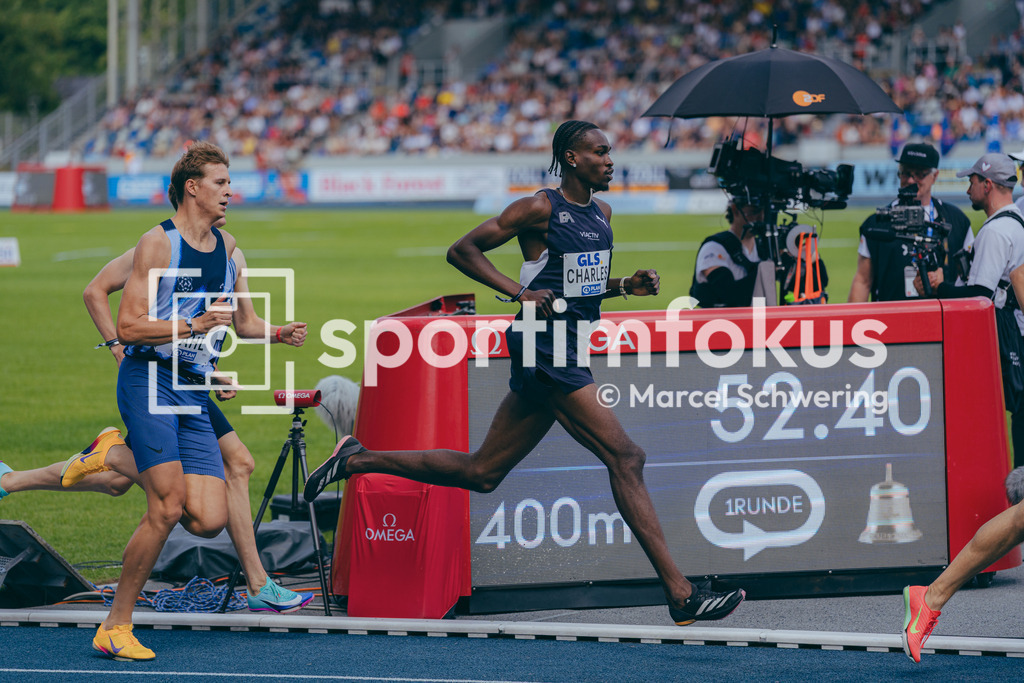 Deutsche Meisterschaften der Frauen und Männer 2026 | Okai Charles, Frankfurt Athletics, 800-Meter-Lauf, Halbfinale, Deutsche Meisterschaften der Frauen und Männer 2026, Lohrheidestadion Bochum-Wattenscheid, 25.07.2026. Foto: Marcel Schwering / sportimfokus - Realisiert mit Pictrs.com
