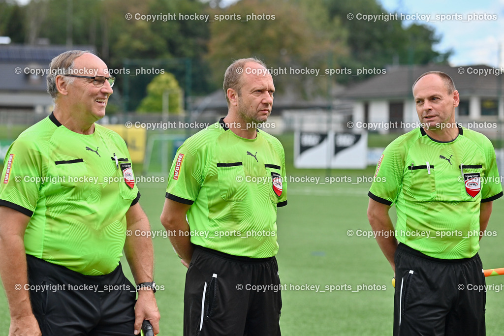 Liwodruck Carinthians Hornets vs. SV Weikersdorf 11.9.2022 | Dietz Walter, Weichsler Arno, Moser Michael, Referees