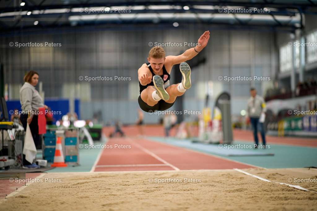 250208_xkaix_DM Mehrkampf_9 | 08.02.2025, xkaix, Leichtathletik 20. Deutsche Meisterschaften, Mehrkampf Halle v.l. Emanuel Molleker (Eintracht Frankfurt e.V.) - Realisiert mit Pictrs.com