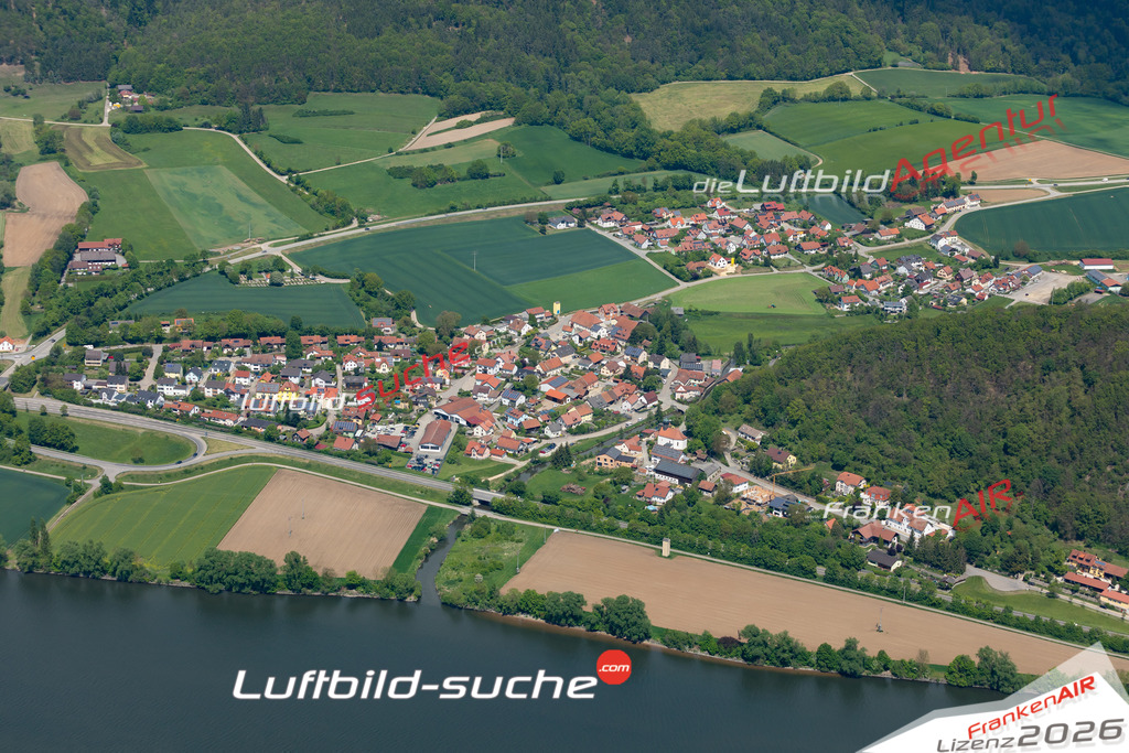 Die Luftbildaufnahme Sulzbach - Donau wurde 2019 mittels Flugzeug (keine Drohne) erstellt. Perfekte Schärfe und Druck- Ergebnisse- Garantiert!