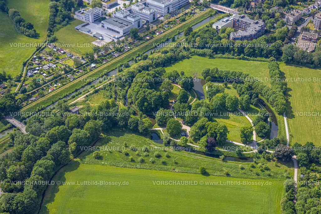 Hamm220504573 | Luftbild, Marker Burghügel, Uentrop, Hamm, Ruhrgebiet, Nordrhein-Westfalen, Deutschland