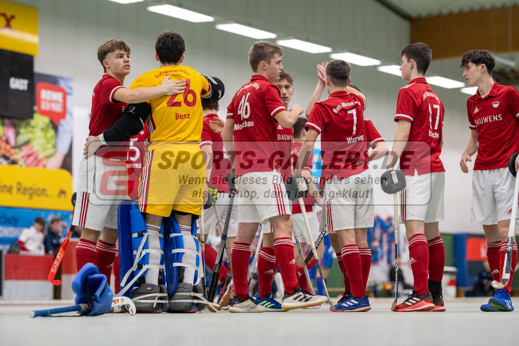 SFE_20230305_0027 | Deutsche Meisterschaft Männliche U16 Halle 2023 am 05.03.2023 in Köln (KTHC Stadion Rot-Weiss Köln Tennis and Hockey Club), Photo: Stephan Fehrmann 2022 (Sports-Gallery)