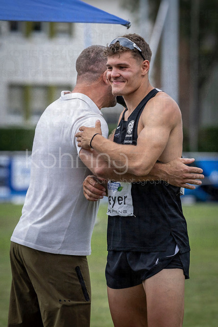 Multisport Event; Ratingen, 28.06.2026 | RATINGEN, GERMANY - JUNE 28, 2026 : Marcel Meyer (GER / Germany) at the medal ceremony during the Multisport Event at Stadion Ratingen on June 28, 2026 in Ratingen, Germany.