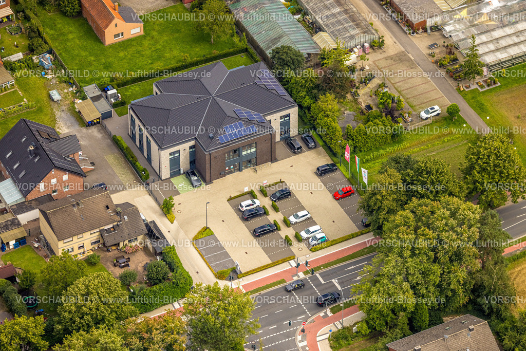 Ahlen230803443 | Luftbild, uftbild, Geschäftshaus mit Büros, Hammer Straße, Ahlen, Ruhrgebiet, Nordrhein-Westfalen, Deutschland