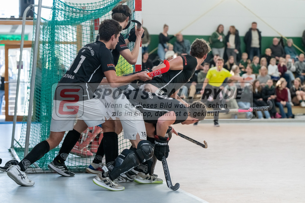 HK_20250202_102345 | 2. Bundesliga Halle Herren Club Raffelberg - Schwarz Weiss Köln am 2.2.2025 Halle am Raffelberg, Duisburg ,