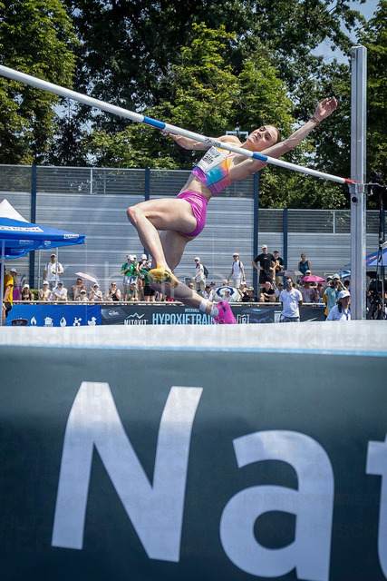 Multisport Event; Ratingen, 27.06.2026 | RATINGEN, GERMANY - JUNE 27, 2026 : Annik Kälin (SUI / Switzerland) competing in the high jump during the Multisport Event at Stadion Ratingen on June 27, 2026 in Ratingen, Germany.