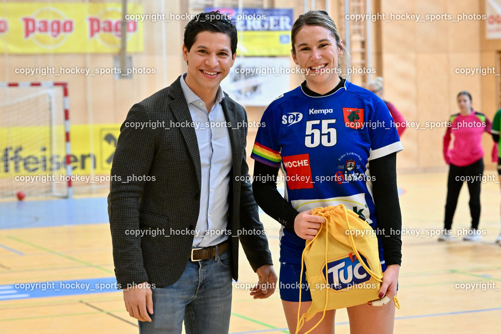SC Ferlach Damen vs. HIB Graz 18.2.2023 | Stadtrat Ferlach Dominic Keuschnig, #55 Pavkovic Andrea