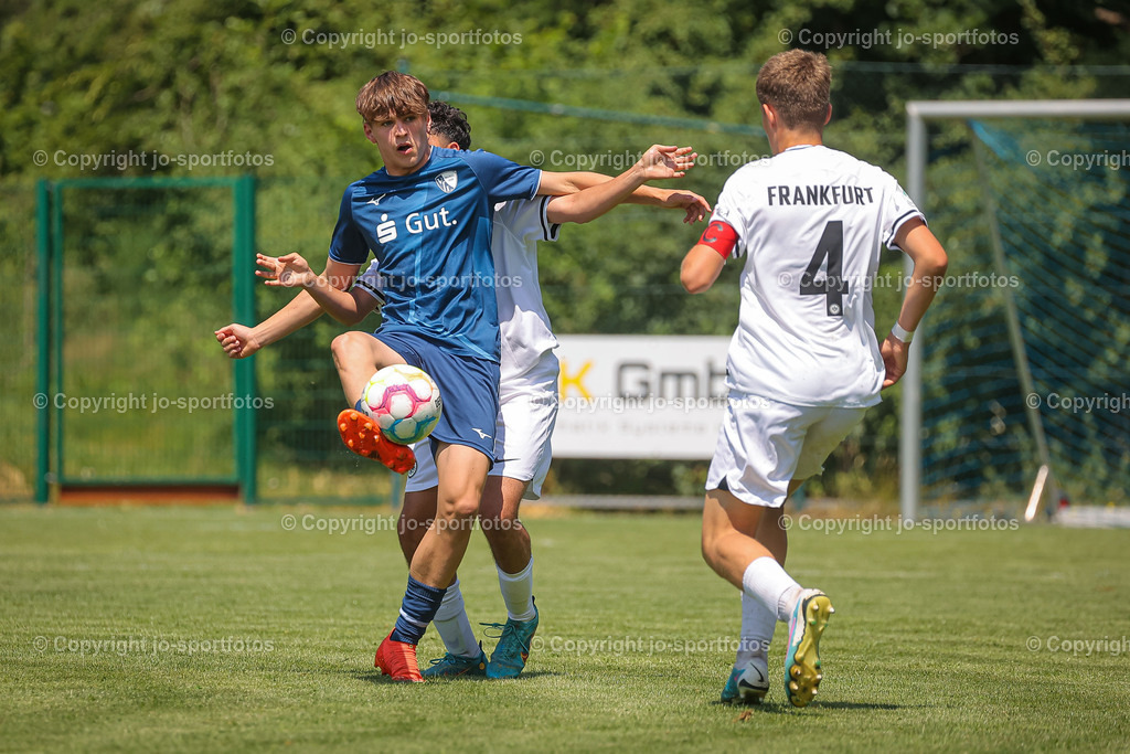 BQ3I5786 | 17.06.2023; Testspiel; Rasenplatz Offdilln; VfL Bochum U17 - Eintracht Frankfurt U17; Ergebnis: 3:1 (1:1)