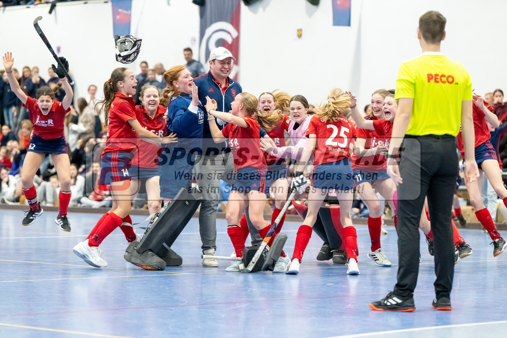 HK_20250223_103291 | Deutsche Meisterschaft wU14 Finale und Ehrungen am 23.2.2025 Düsseldorfer HC, Düsseldorf