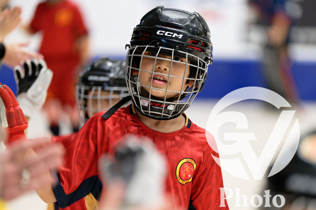 U11  - Geneve RHC v RHC Diessbach  |  during the U11  match between Geneve RHC and RHC Diessbach  at Centre sportif de la queue d'arve in Geneve, Switzerland