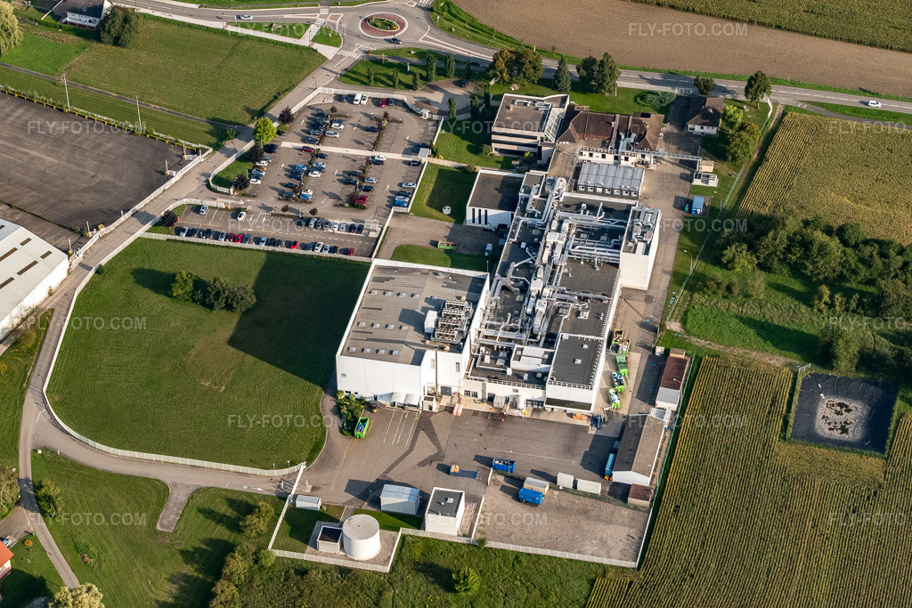 Aerial view: Catalent Pharma Solutions in Beinheim in the state Bas-Rhin, France.Photo: P1000894.jpg taken on 09/15/2014 by Werner Riehm/FLY-FOTO.comResolution of the original: 5472 x 3648 pxLeading Global CDMO Pharma Solutions | Catalent