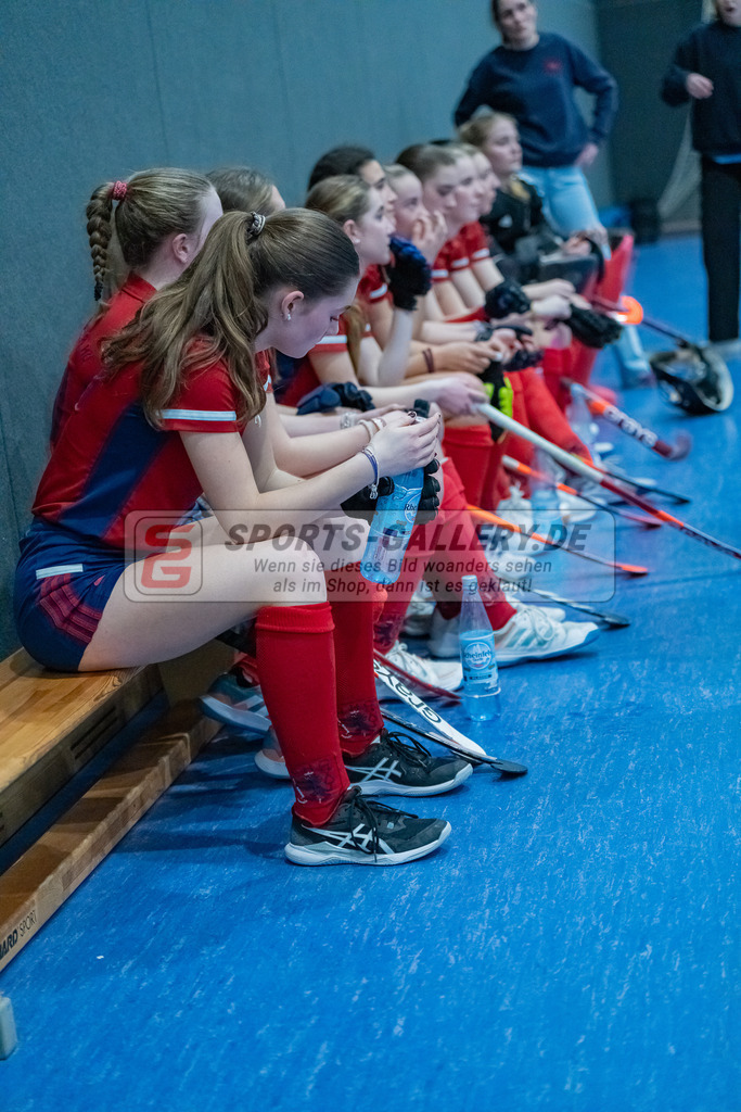 HK_20240303_109154 | Spiel um Platz 3 Deutsche Meisterschaft WU16 am 3.3.2024 Halle DHC, Düsseldorf ,