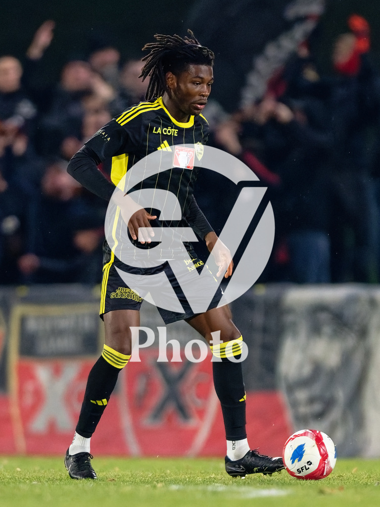 Coupe Suisse - 1/8 de finale - FC Stade Nyonnais v Neuchatel Xamax |  during the Coupe Suisse - 1/8 de finale match between FC Stade Nyonnais and Neuchatel Xamax at Centre sportif de Colovray in Nyon, Switzerland