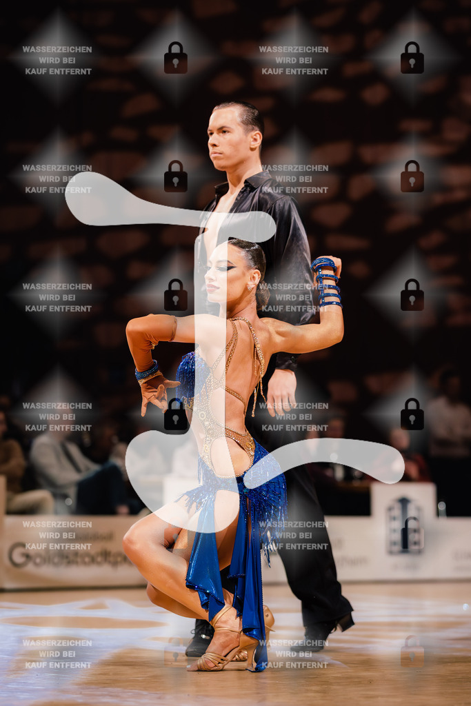 Goldstadtpokal 2025 - WDSF World Open Latin 22nd (25) Maximilian Bier _ Eveline Ishchenko (Schwarz Weiß Club Pforzheim)-2025-01-25-7729 | Webshop for digital downloads and prints of dance sport, event & show photographer Julian Link - Realisiert mit Pictrs.com