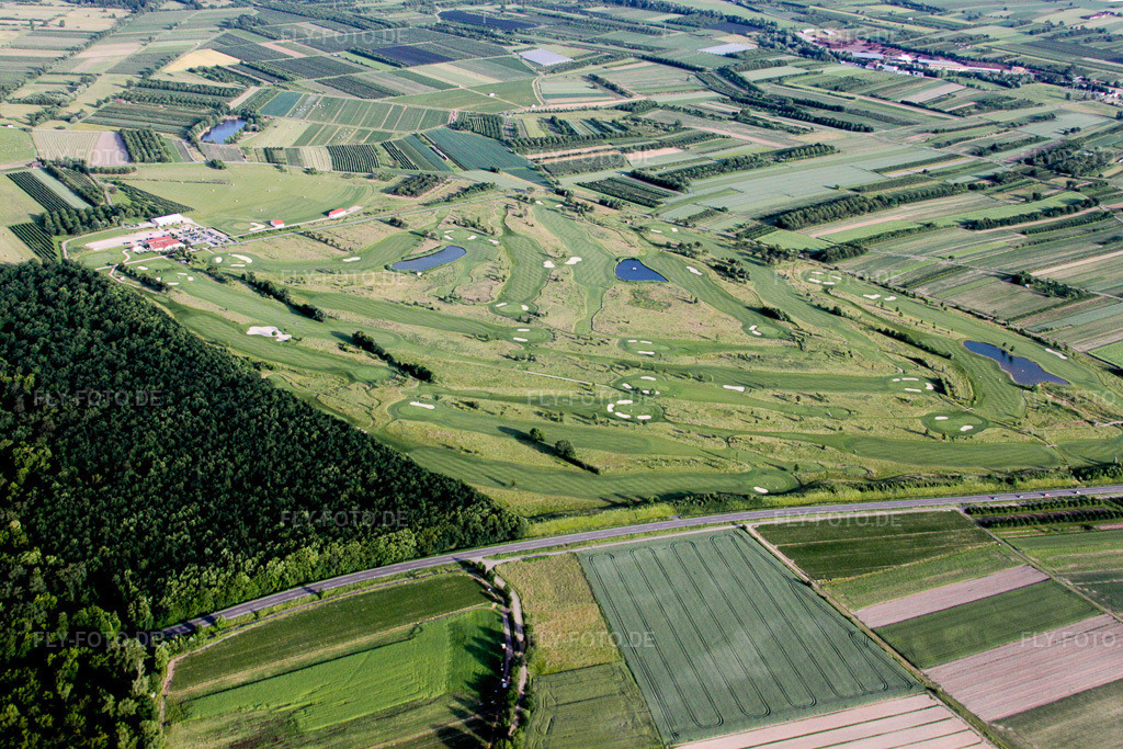 Luftbild: Urloffen, Golfclub im Ortsteil Urloffen in Appenweier im Bundesland Baden-Württemberg in Deutschland. Foto: IMG_18868.jpg vom 03.06.2009 durch Werner Riehm/FLY-FOTO.de