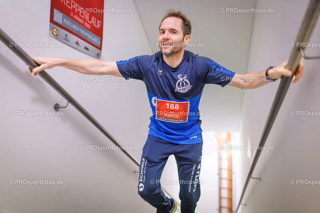 KölnTurm Treppenlauf; Köln, 03.08.2025 | Impressionen vom KölnTurm Treppenlauf am 03.08.2025 in Köln (Nordrhein-Westfalen). 