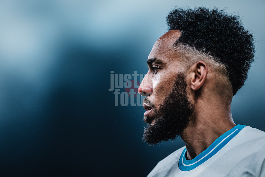 Fußball | Herren | Saison 2023/2024 | Play-Offs Europa League | FC Shakhtar Donetsk (UKR) vs. Olympique Marseille (FRA) | 15.02.2024 | Portrait von Pierre-Emerick Aubameyang (#10, Olympique Marseille)