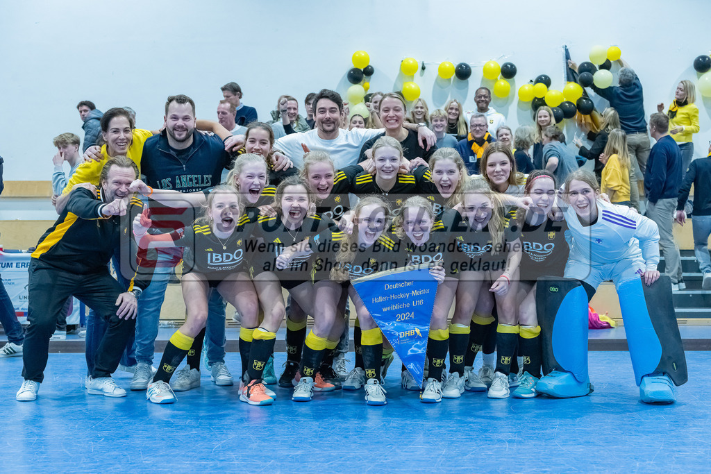 HK_20240303_109471 | Finale und Ehrungen Deutsche Meisterschaft WU16 am 3.3.2024 Hallo DHC, Düsseldorf ,