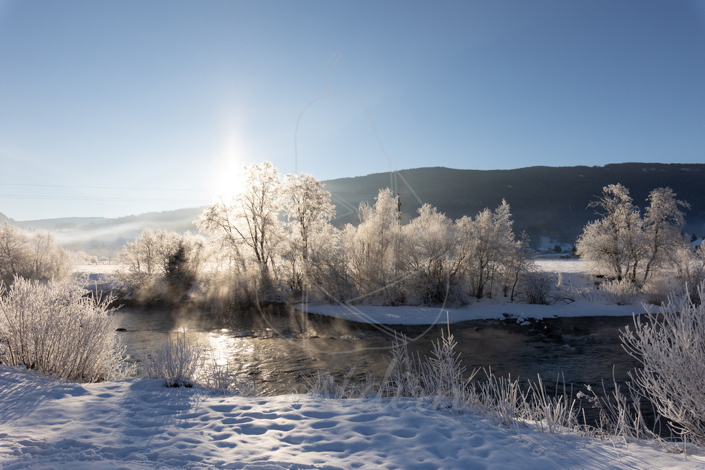Früh Morgens an der Mur | Bei Veröffentlichung des Bildes ist eine Namensnennung wie folgt erforderlich: 
Foto: Mostdirn Irmgard Wieser - Realisiert mit Pictrs.com