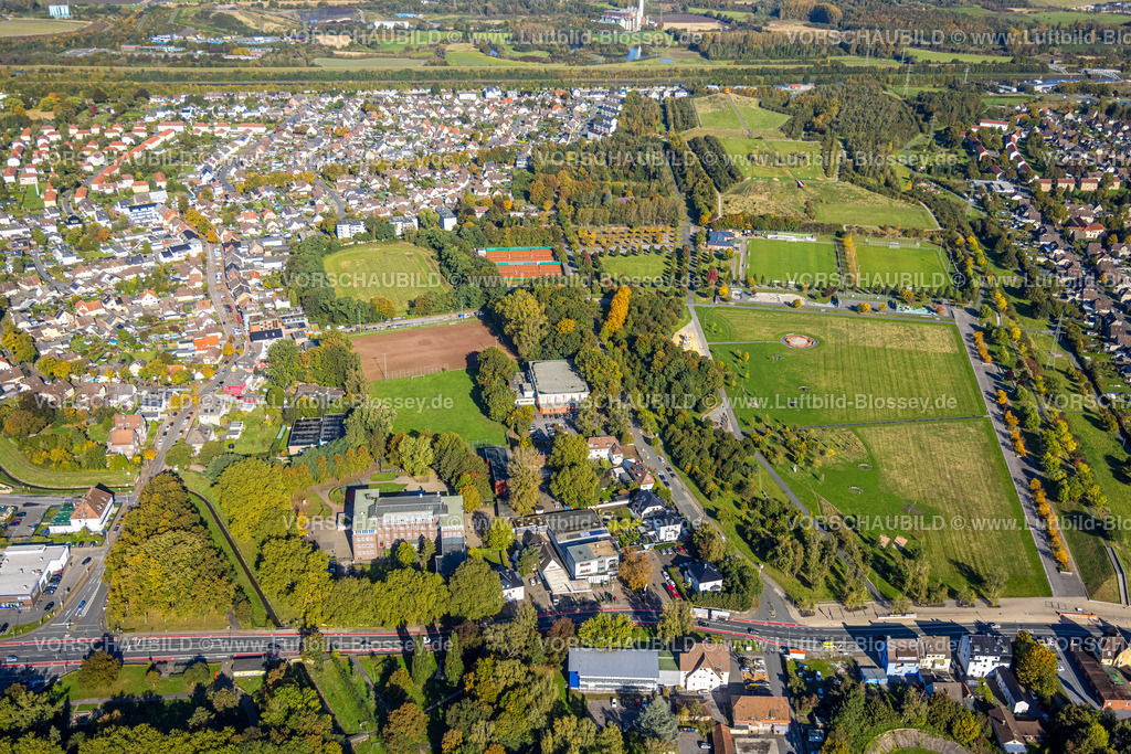 Hamm241007572 | Luftbild, Lippepark, Tennisplätze Tennisclub Herringen 1956 e. V. und Glück Auf Fußballstadion, Jahnschule, Stadtbezirk Herringen, Hamm, Ruhrgebiet, Nordrhein-Westfalen, Deutschland