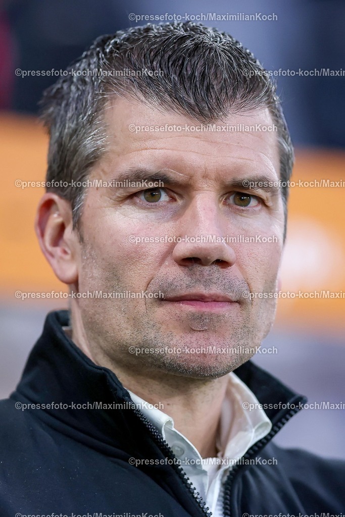 RWE04032601009 | 2026.03.04, Fußball, 3.Liga Herren, Rot-Weiss Essen -  SV Waldhof Mannheim, Stadion Hafenstraße, 27.Spieltag, Saison 2025 / 2026: Direktor Profifußball Marcus Steegmann (Rot-Weiss Essen #ms)  DFB regulations prohibit any use of photographs as image sequences and or quasi-video.