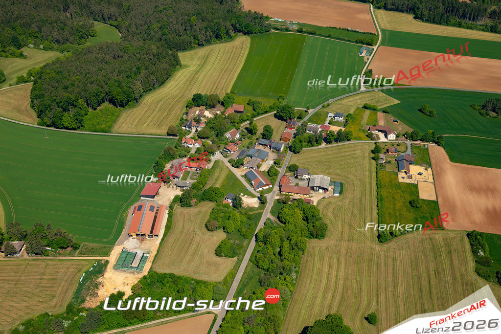 Kotzheim Ursensollen Bild- Das Luftbild wurde 2025 vom UL-Flugzeug heraus erstellt ( keine Drohne ) - Hochauflösende Luftaufnahme -Nicht vergleichbar mit Google Maps oder Satelittenbilder- Die Geschenkidee !Mit Lizenz und Bildrechte bestellbar