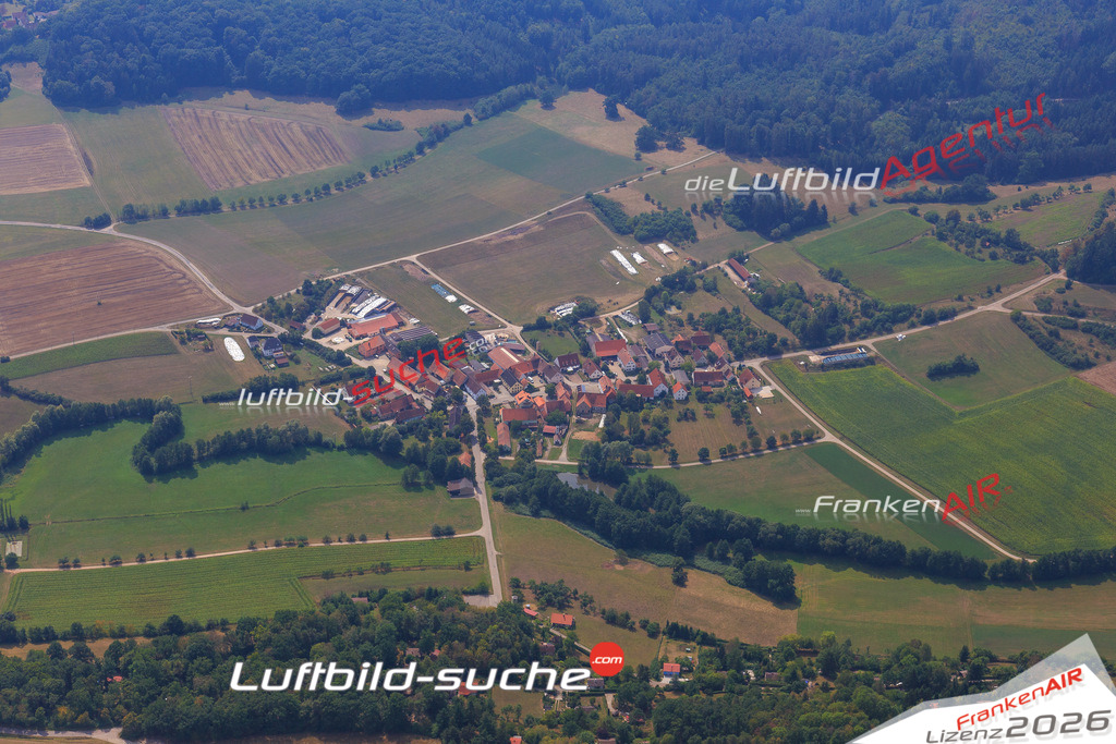 Luftbild von Neudorf Ansbach - Luftaufnahme wurde 2015 von https://frankenair.de mittels Flugzeug (keine Drohne) erstellt - die Geschenkidee