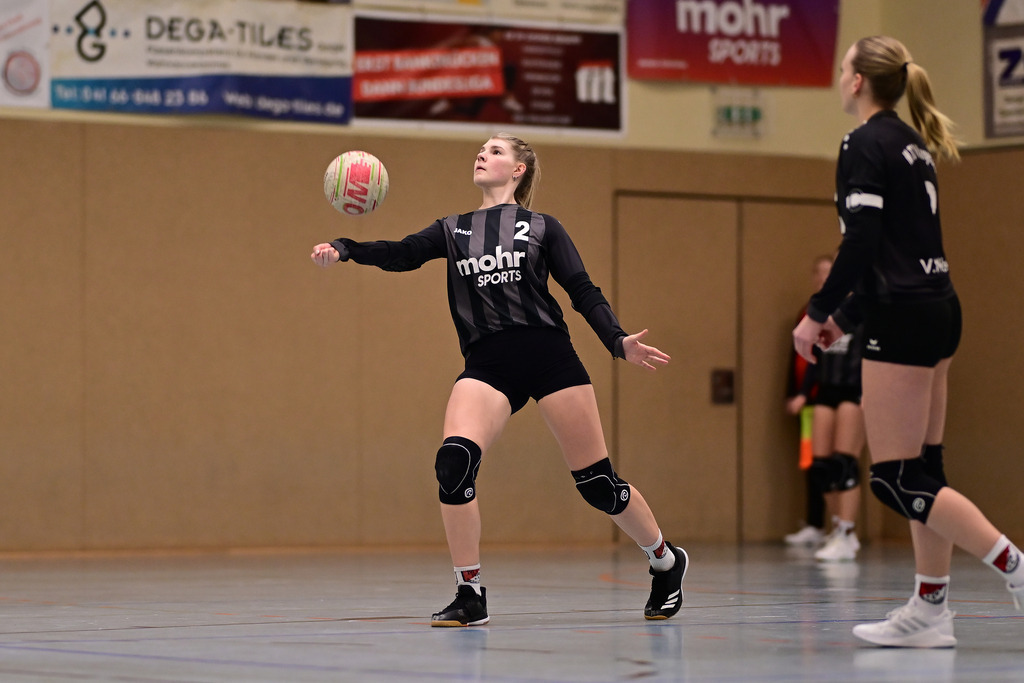 Faustball I Frauen I Saison 2025-2026 I Bundesliga Nord I 7c. Spieltag I MTV Wangersen - Ohligser TV | Der Sportfotograf. - Realisiert mit Pictrs.com